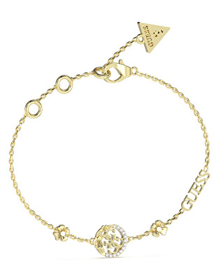 Guess - Půvabný pozlacený náramek 4 Love JUBB05039JWYGS
