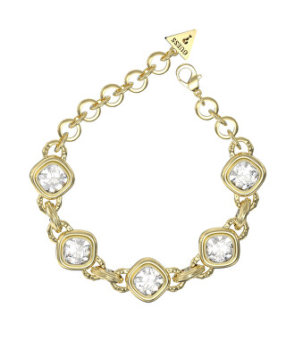 Guess - Nepřehlédnutelný náramek s krystaly Mamounia JUBB05311JWYG