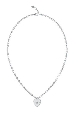 Guess - Romantický ocelový náhrdelník Guess Amore JUBN05060JWRHT/U