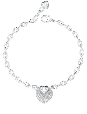 Guess - Romantický ocelový náramek Crazy In Love JUBB05214JWRH