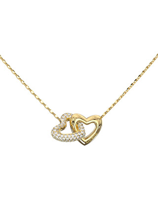 Guess - Romantický pozlacený náhrdelník Beloved JUBN06013JWYGT/U