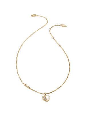 Guess - Romantický pozlacený náhrdelník Lovely Guess JUBN03041JWYGWHT/U