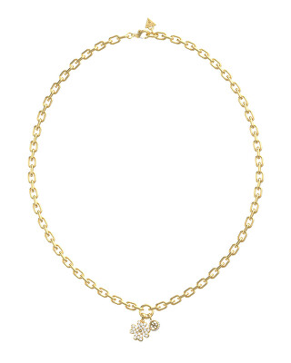 Guess - Slušivý pozlacený náhrdelník Love Bites JUBN06043JWYGT/U