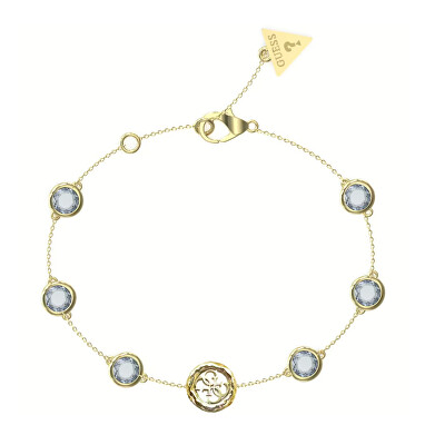 Guess - Slušivý pozlacený náramek s krystaly Petra JUBB05099JWYGAQ