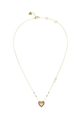 Guess - Srdíčkový pozlacený náhrdelník Beloved JUBN05007JWYGPKT/U