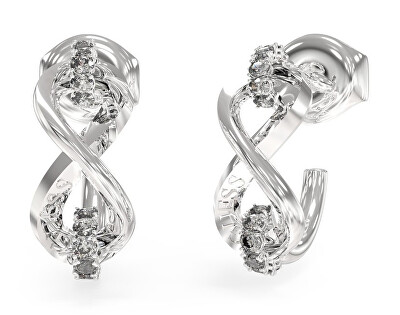 Guess - Stylové ocelové náušnice Endless Dream JUBE03272JWRHT/U