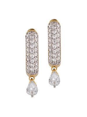 Guess - Stylové pozlacené náušnice s krystaly Nuances JSBE04506JWYGT/U