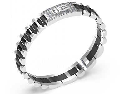 Guess - 2. JAKOST -  Stylový náramek pro muže Empire JUMB03200JWSTBKT/U