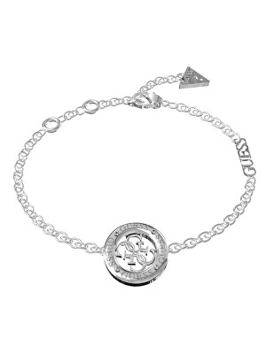 Guess - Stylový ocelový náramek 4G Loop JUBB02289JWRHBK