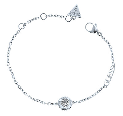 Guess - Stylový ocelový náramek se zirkony Stylish Guess JUBB04594JWRH