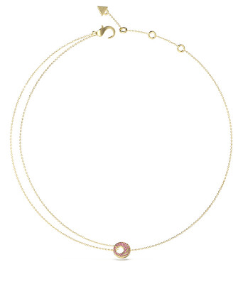 Guess - Stylový pozlacený náhrdelník Blooming Summer JUBN05226JWYGPKT/U