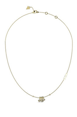 Guess - Stylový pozlacený náhrdelník s přívěsky Tiny Dancer JUBN04646JWYGT/U