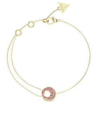 Guess - Stylový pozlacený náramek Blooming Summer JUBB05227JWYGPK