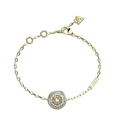 Guess - Stylový pozlacený náramek La Fleur JUBB04549JWYG