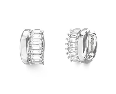 Guess - Trblietavé kruhy so zirkónmi Les Baguettes JUBE06327JWRHT/U