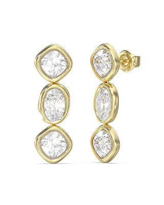Guess - Visací náušnice s čirými krystaly Mamounia JUBE05312JWYGT/U