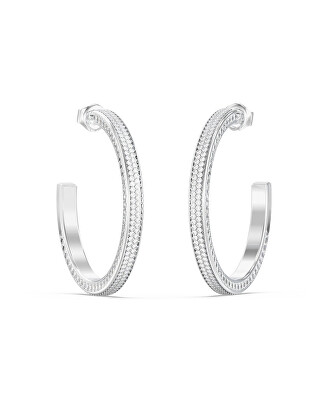 Guess - Výrazné kruhové náušnice s kryštálmi Madison JUBE06435JWRHT/U