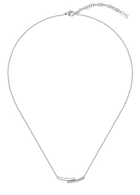 Hugo Boss - Elegantní ocelový náhrdelník s krystaly 1580279