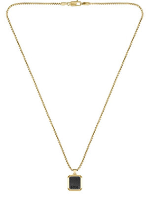 Hugo Boss - Elegantní pozlacený náhrdelník pro muže 1580538