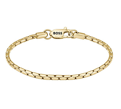 Hugo Boss - Elegantní pozlacený náramek pro muže Evan 1580606