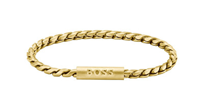 Hugo Boss - Fashion pozlacený náramek pro muže Doran 1580696