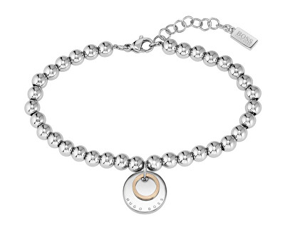 Hugo Boss - Korálkový náramek z oceli Beads 1580227