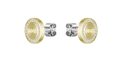 Hugo Boss - Luxusní pozlacené náušnice Iona 1580557