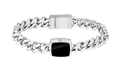 Hugo Boss - Módní ocelový náramek s onyxem Odell 1580650