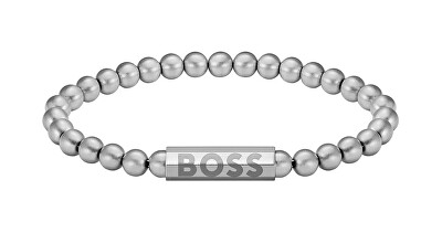 Hugo Boss - Ocelový náramek s korálky Sphere 1580658