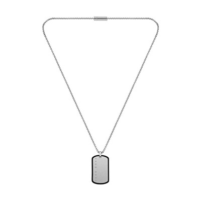 Hugo Boss - Oceľový pánsky náhrdelník ID 1580050