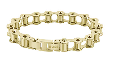 Hugo Boss - Originální pánský pozlacený náramek 1580532