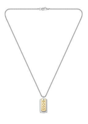 Hugo Boss - Pánský bicolor náhrdelník Vojenské známky Devon 1580576