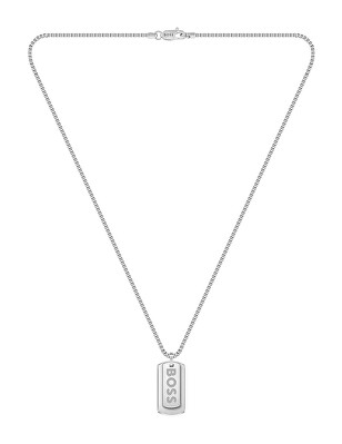 Hugo Boss - Pánský ocelový náhrdelník Psí známky Devon 1580575
