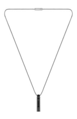 Hugo Boss - Pánský ocelový náhrdelník s přívěskem Sakis 1580365