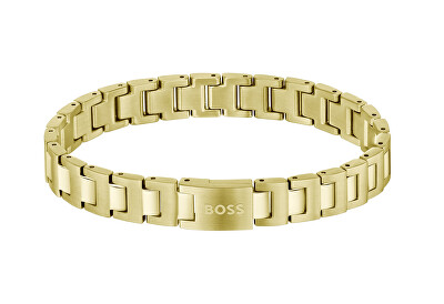 Hugo Boss - Pozlacený náramek pro muže Candor 1580753