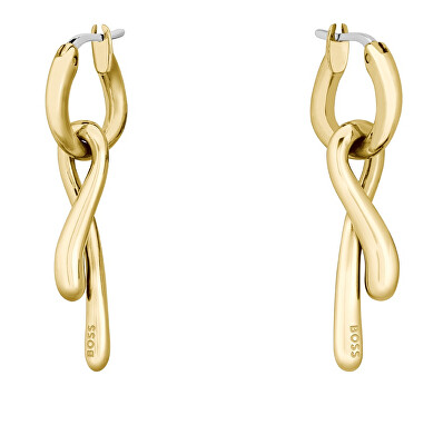 Hugo Boss - Fashion pozlacené náušnice z oceli 2v1 1580704