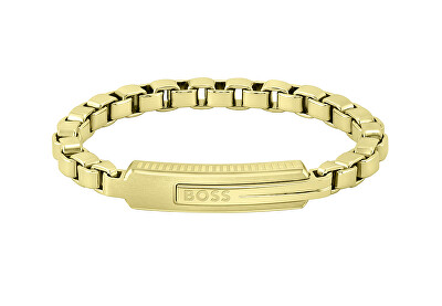 Hugo Boss - Slušivý pozlacený náramek Orlado 1580357