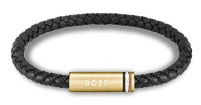 Hugo Boss - Stylový kožený náramek Ares Single 1580624