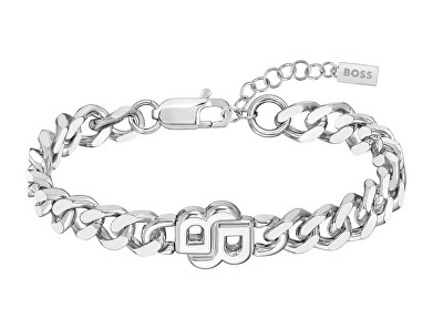 Hugo Boss - Stylový ocelový náramek Double B 1580621