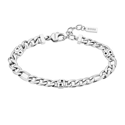 Hugo Boss - Stylový ocelový náramek Double B 1580634