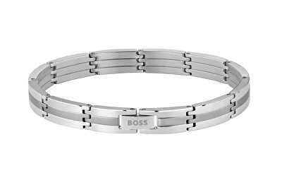 Hugo Boss - Stylový ocelový náramek pro muže Brooks 1580803