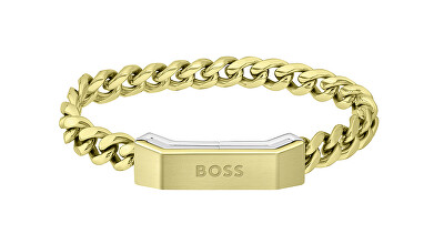 Hugo Boss - Stylový pozlacený náramek Carter 1580318