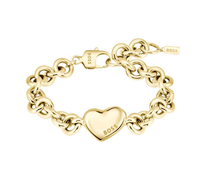 Hugo Boss - Stylový pozlacený náramek Honey Love 1580639