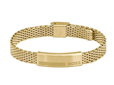 Hugo Boss - Stylový pozlacený náramek Mesh 1580610