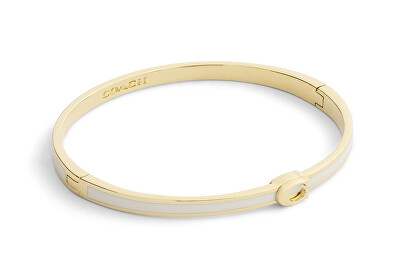 Coach - Elegantní pozlacený pevný náramek pro ženy 37553124GLD100