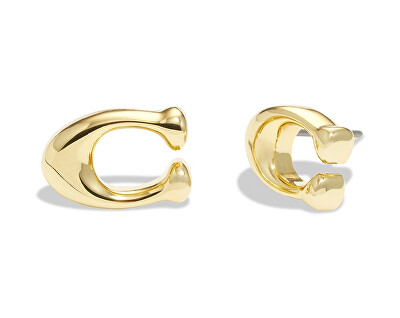 Coach - Ikonické pozlacené náušnice 37369816GLD710