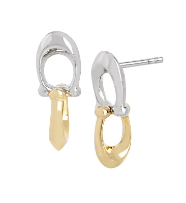 Coach - Visací bicolor náušnice z mosazi 37351443TWO974