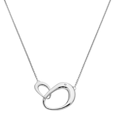 Hot Diamonds - Dámský stříbrný náhrdelník s diamantem Sleek DN211