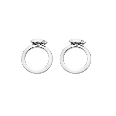 Hot Diamonds - Designové stříbrné náušnice Paired DE886