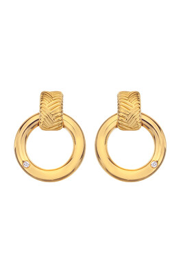 Hot Diamonds - Elegantní pozlacené náušnice s diamanty Jac Jossa Hope DE677